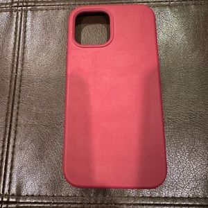 iPhone 12 Pro Max case Burgundy